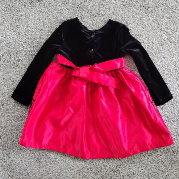 Rare Editions Toddler Girls Christmas Dress 24 Months, Nice pre-owned Condition! - Picture 2 of 8